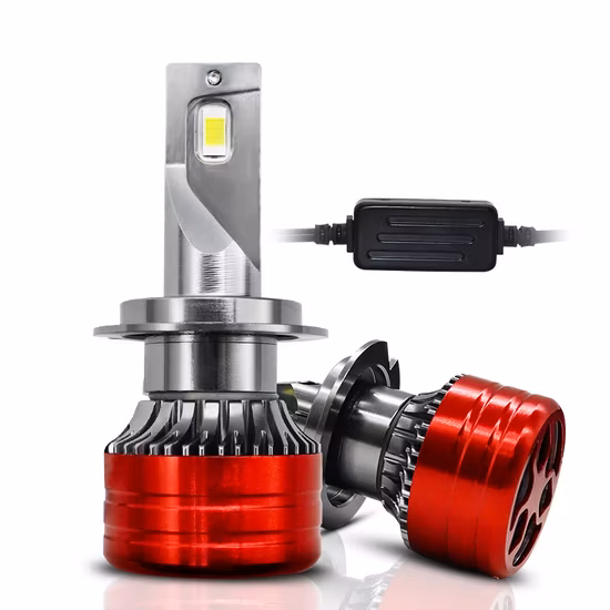 LED H7 Bulb 25W 1200lm External Driver 6000K White Light H7 Car LED Headlight Lamp